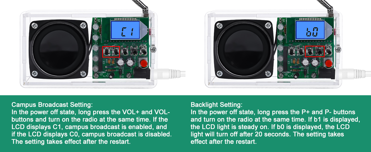 DIY Kit FM Radio with LCD Display from ICStation on Tindie